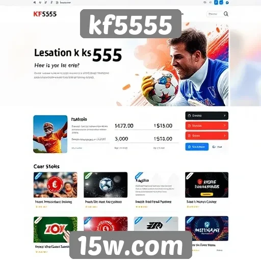 O impacto do design do site kf5555 na experiência do jogador