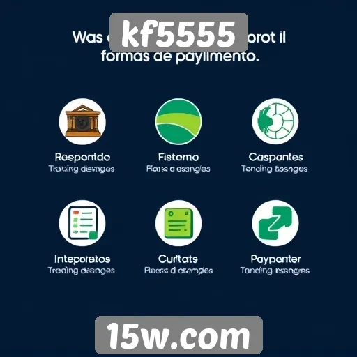 Formas de pagamento disponíveis no kf5555